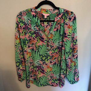 Lilly Pulitzer Elsa Silk Blouse